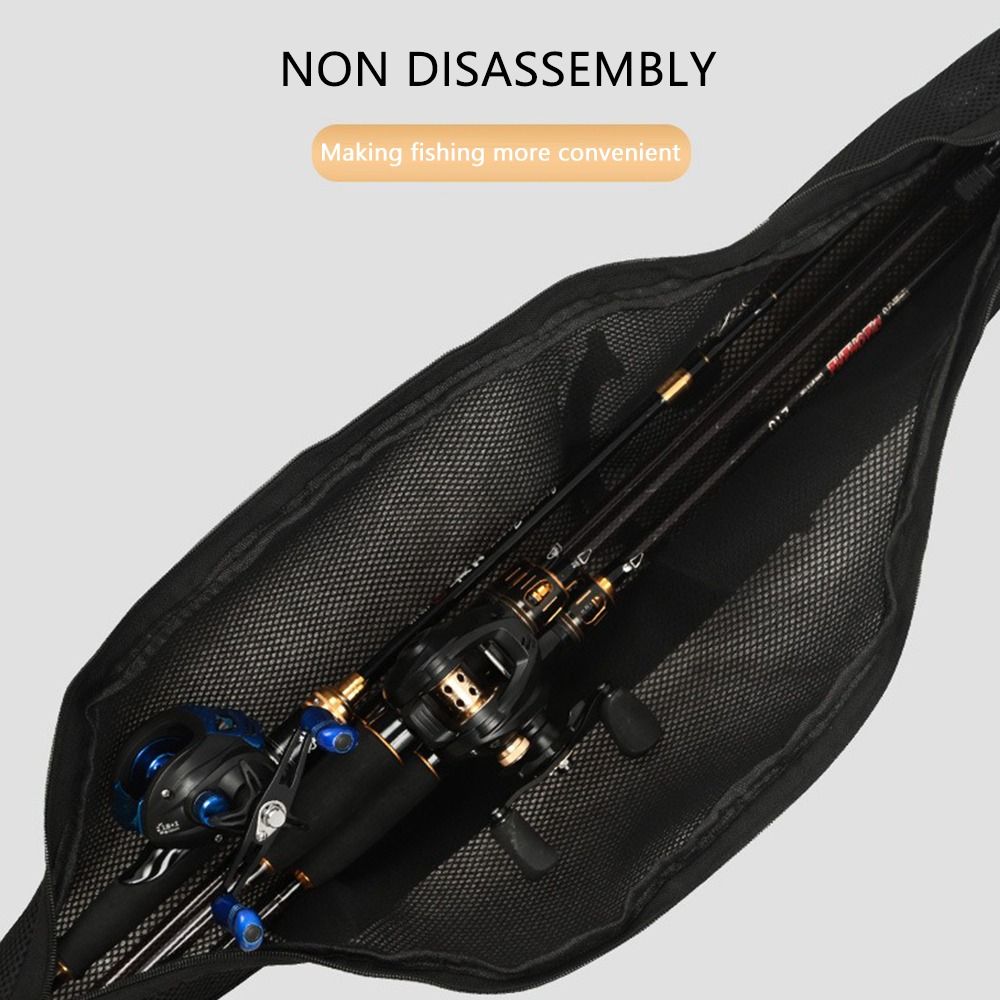 Fishing Rod Travel - Portable Folding Fishing Rod Bag Black