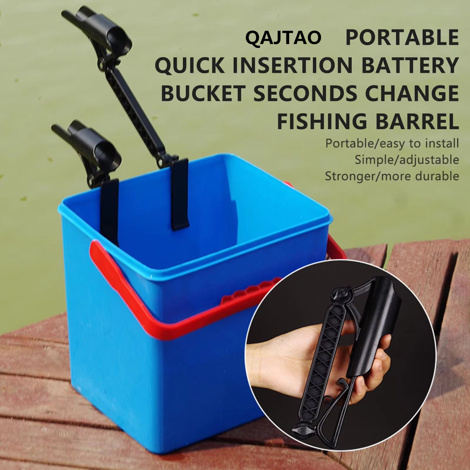 QAJTAO 10-25cm fishing rod rac - Fishing Rod Rack recension och pris