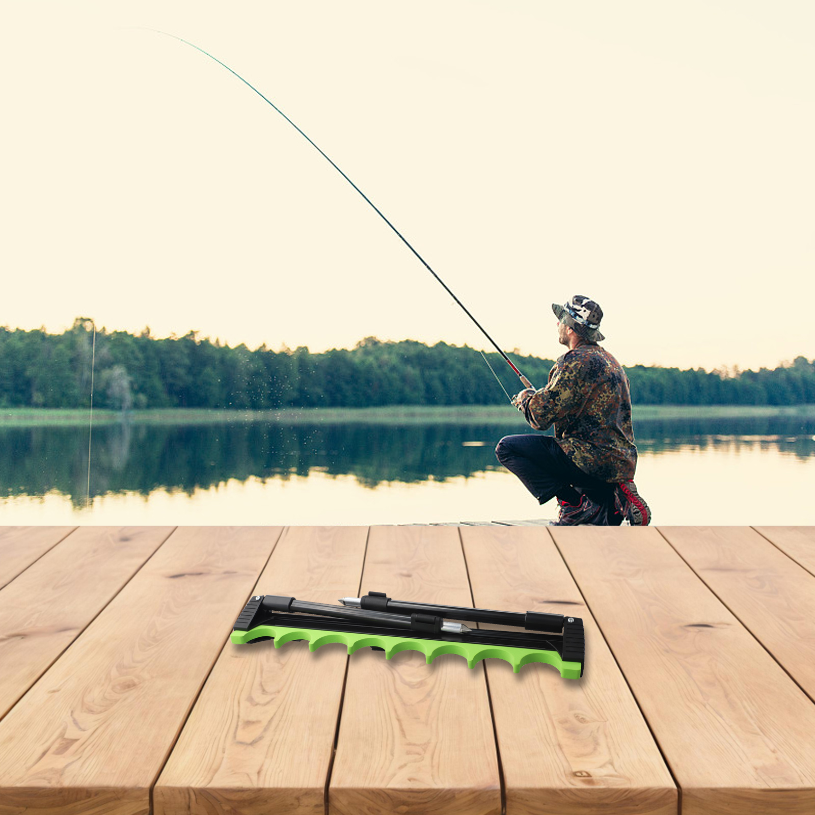 4 Leg 8 Rig Telescopic Fishing - Fishing Rod Telescopic recension och pris
