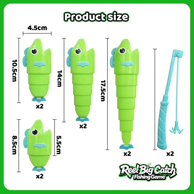 1-2 Player Competitive Fishing - Fishing Rod Telescopic recension och pris