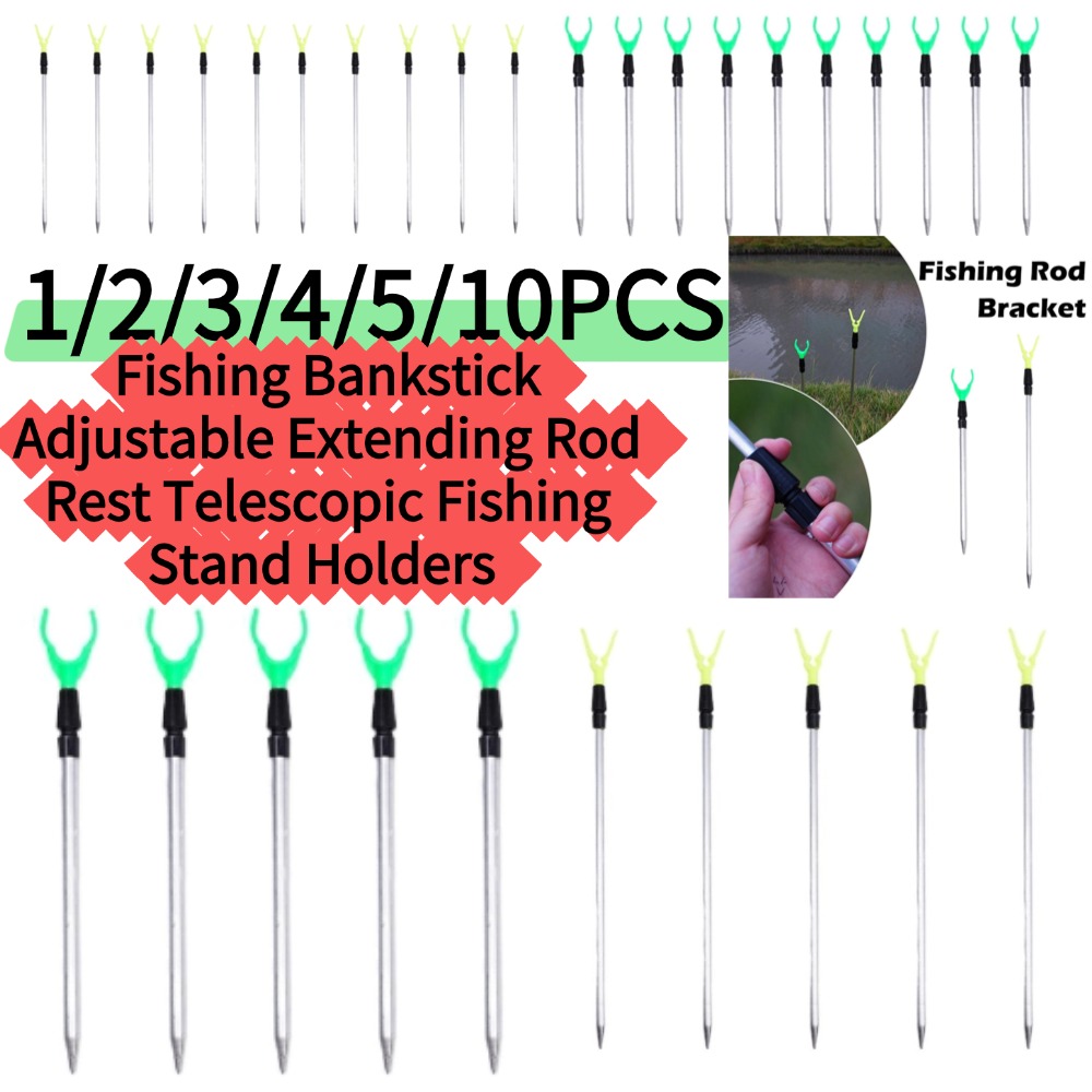 1/5/10pcs*50/80cm Fishing Bank - Fishing Rod Casting recension och pris