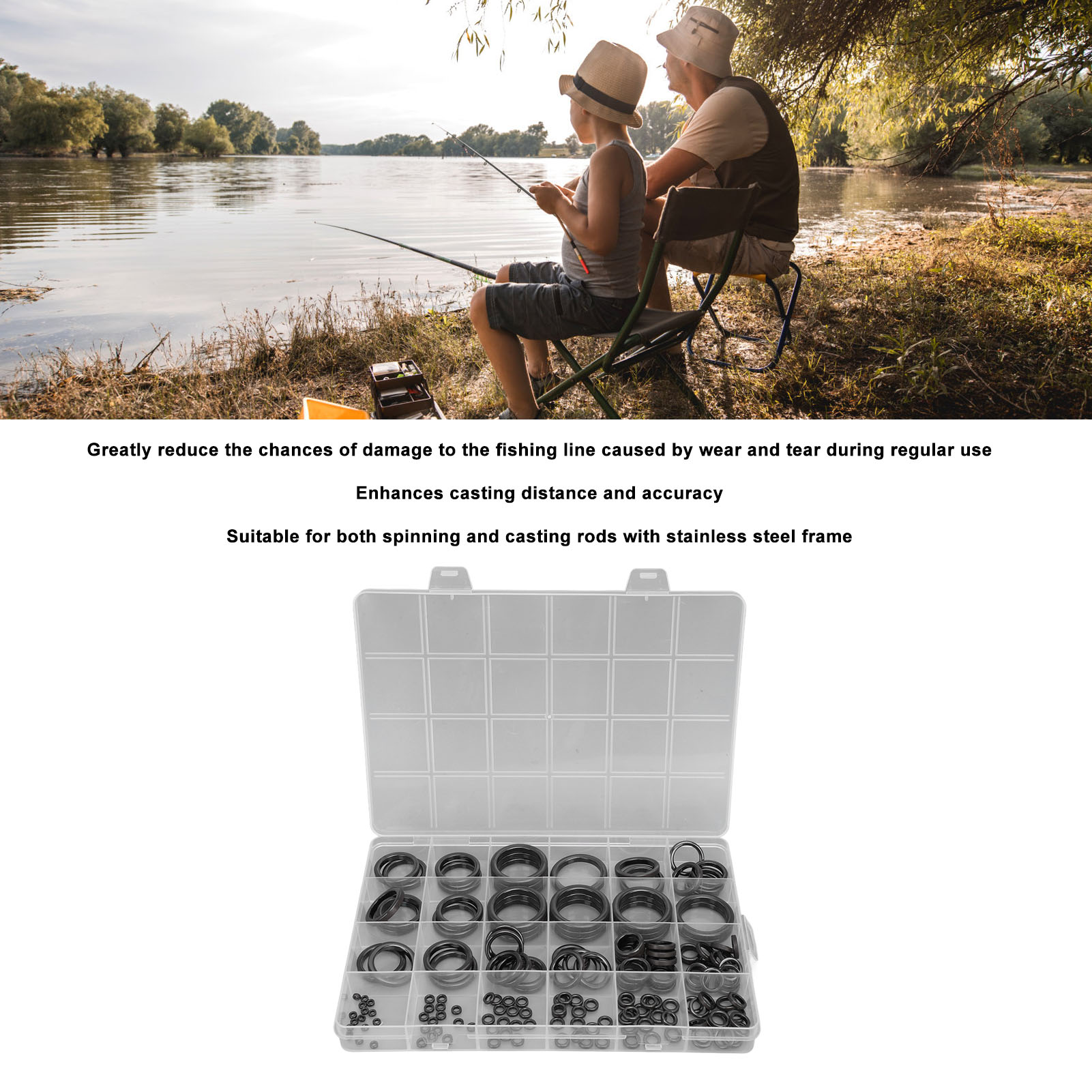 Fishing Rod Guide Repair Kit F - Fishing Rod Building Kit recension och pris