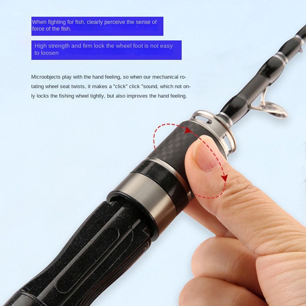 1.5m-1.8m Telescopic Fishing R - Fishing Rod Telescopic recension och pris