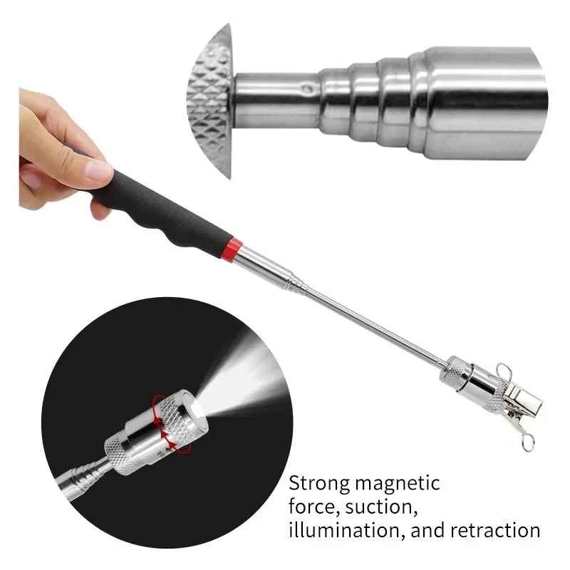 Telescopic Magnetic Pen with L - Fishing Rod Telescopic recension och pris
