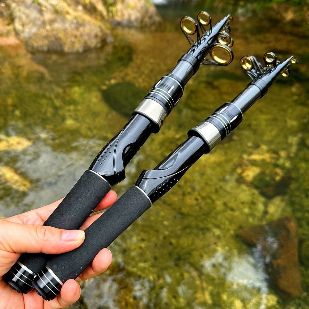 30T Carbon Fiber Retractable F - Fishing Rod Surf recension och pris